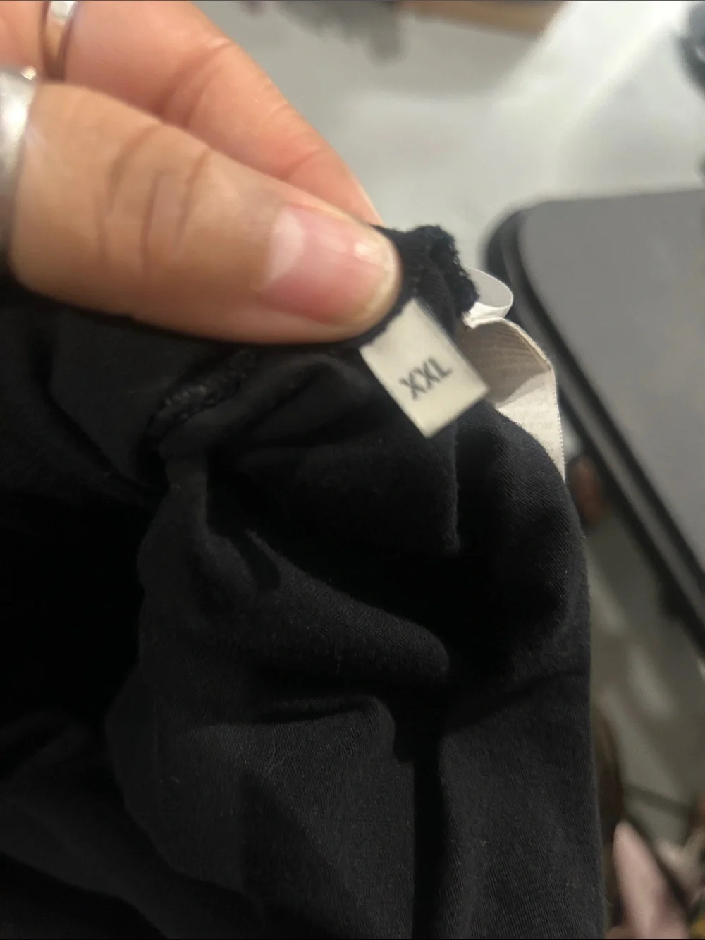Authentic Gucci Black T-Shirt with White Logo unisex XXL